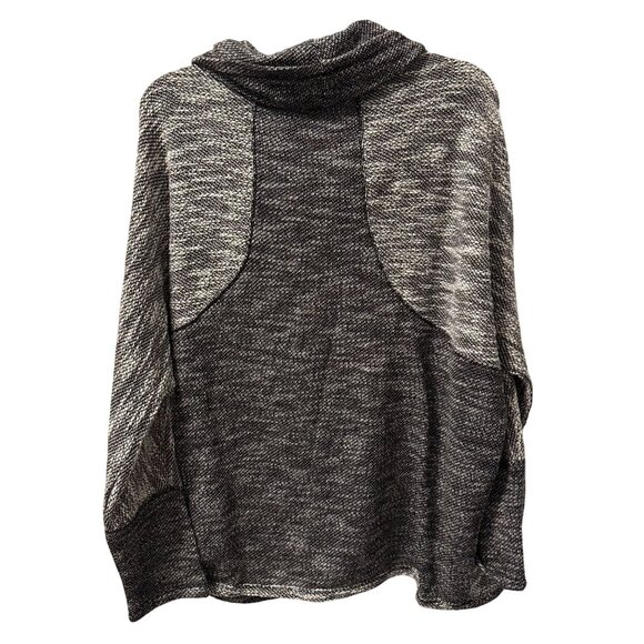 Calvin Klein Performance Gray & Black Cowl Neck Knit Sweater Sz XL - Picture 10 of 12